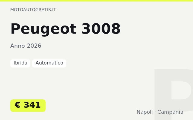 Peugeot 3008