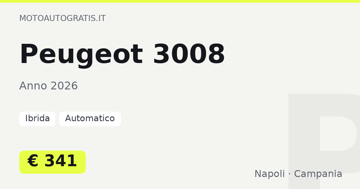 Peugeot 3008