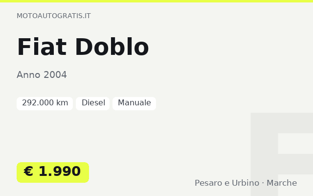 Fiat Doblo