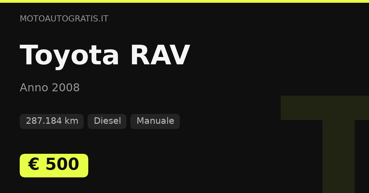 Toyota RAV