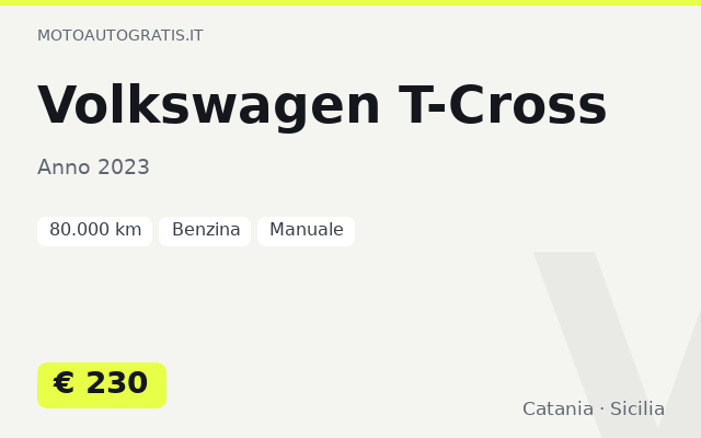 Volkswagen T-Cross
