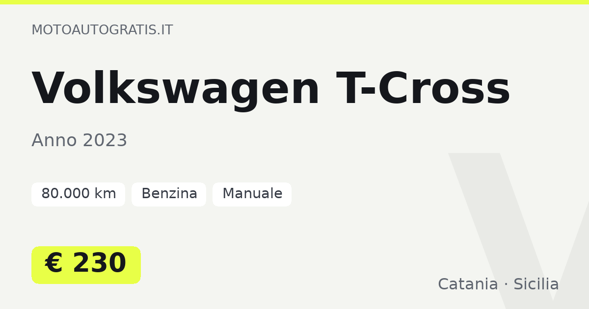 Volkswagen T-Cross