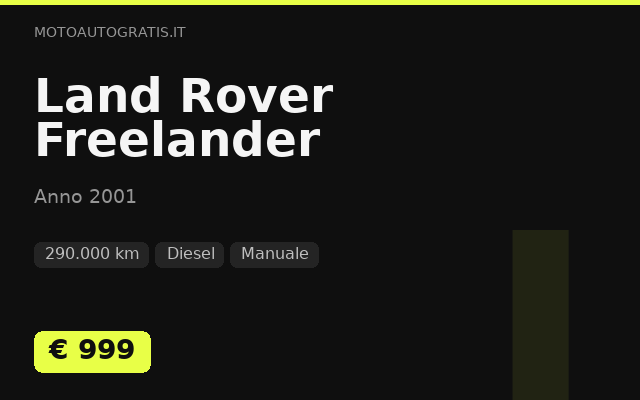Land Rover Freelander
