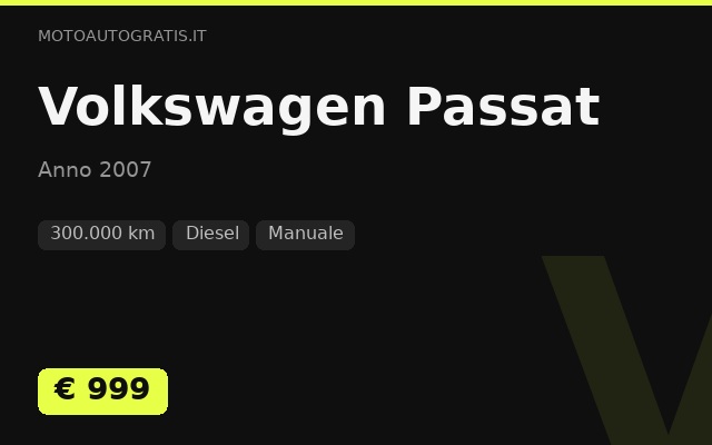 Volkswagen Passat
