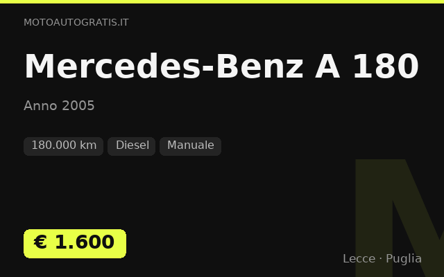 Mercedes-Benz A 180