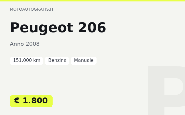 Peugeot 206