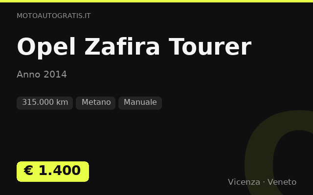 Opel Zafira Tourer