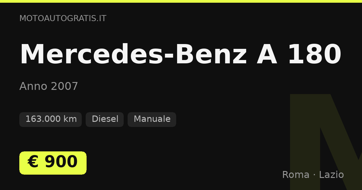 Mercedes-Benz A 180
