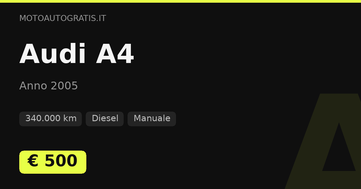 Audi A4