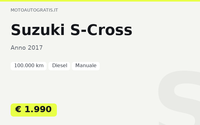 Suzuki S-Cross