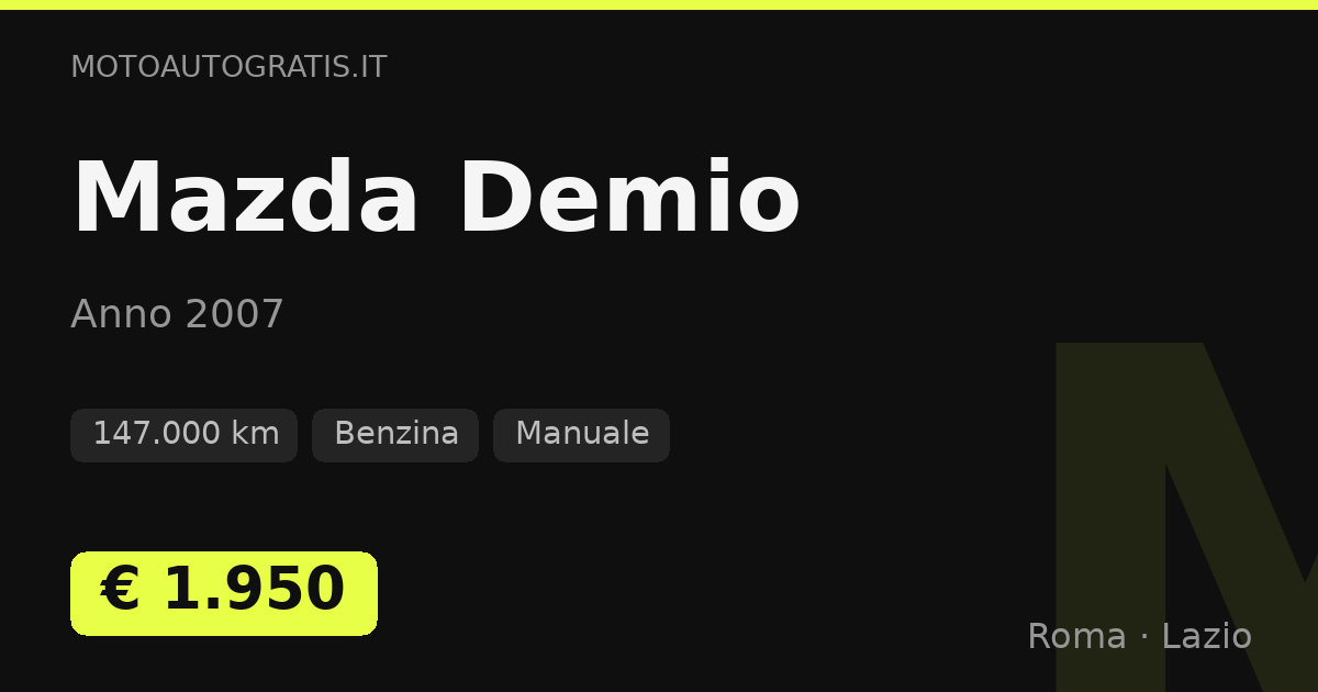 Mazda Demio