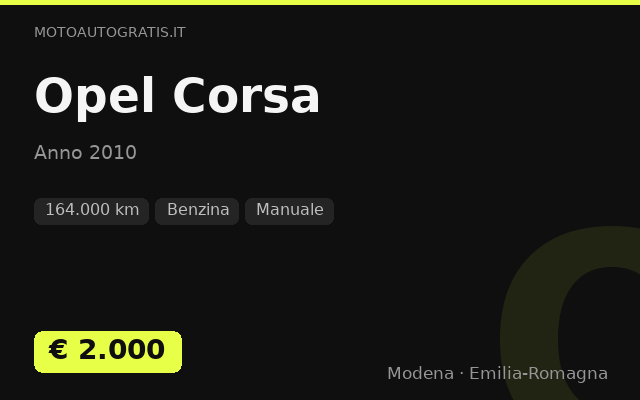 Opel Corsa