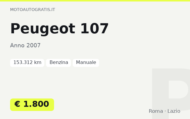 Peugeot 107