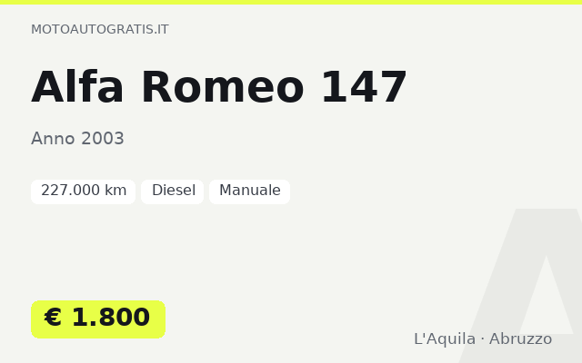 Alfa Romeo 147