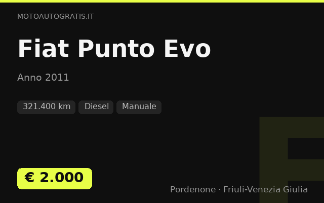 Fiat Punto Evo