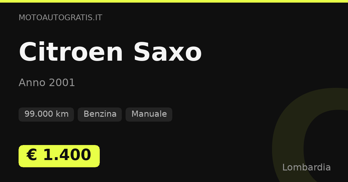 Citroen Saxo