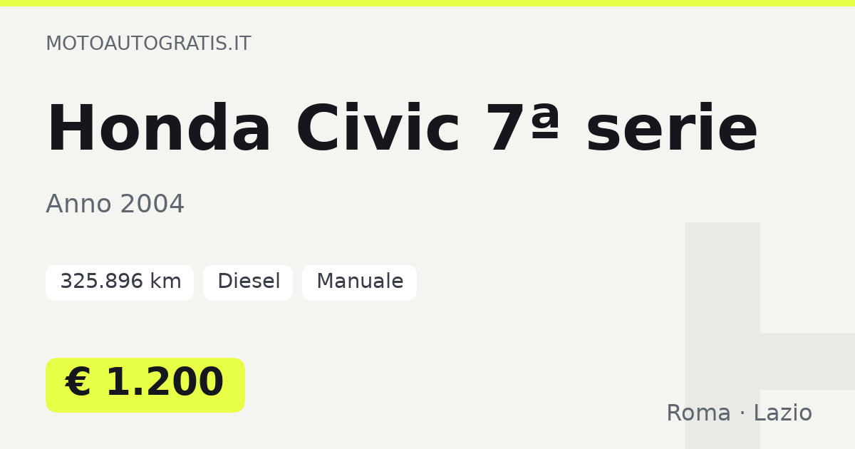 Honda Civic 7ª serie