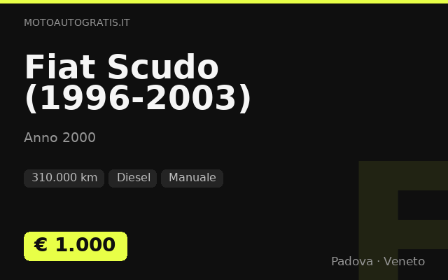Fiat Scudo (1996-2003)