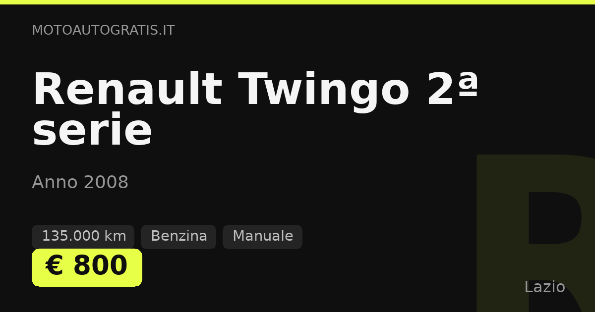 Renault Twingo 2ª serie