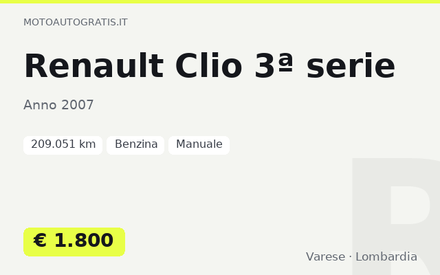 Renault Clio 3ª serie