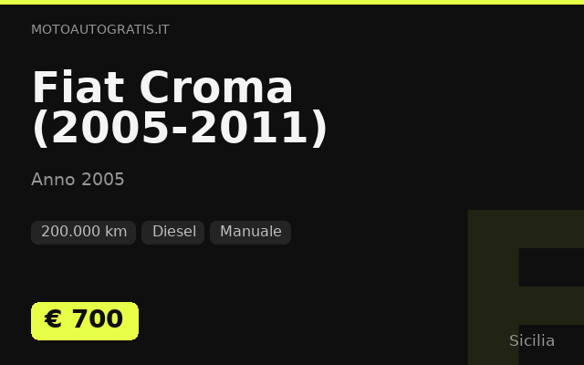 Fiat Croma (2005-2011)