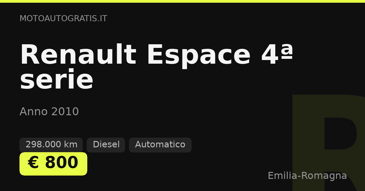 Renault Espace 4ª serie