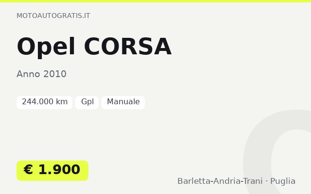 Opel CORSA