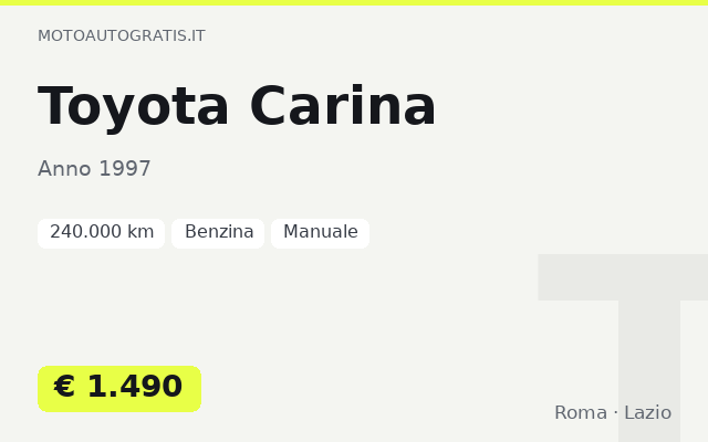 Toyota Carina
