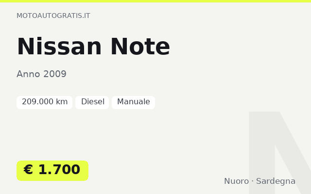 Nissan Note