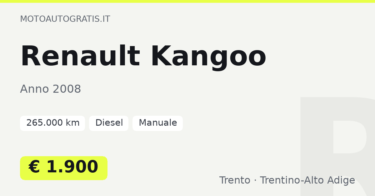 Renault Kangoo
