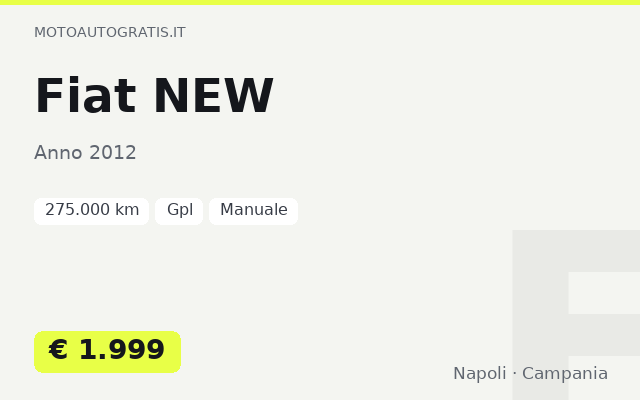 Fiat NEW
