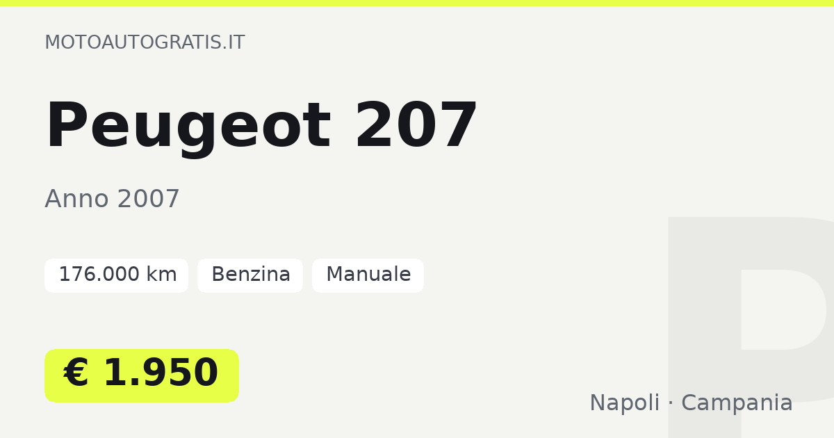 Peugeot 207