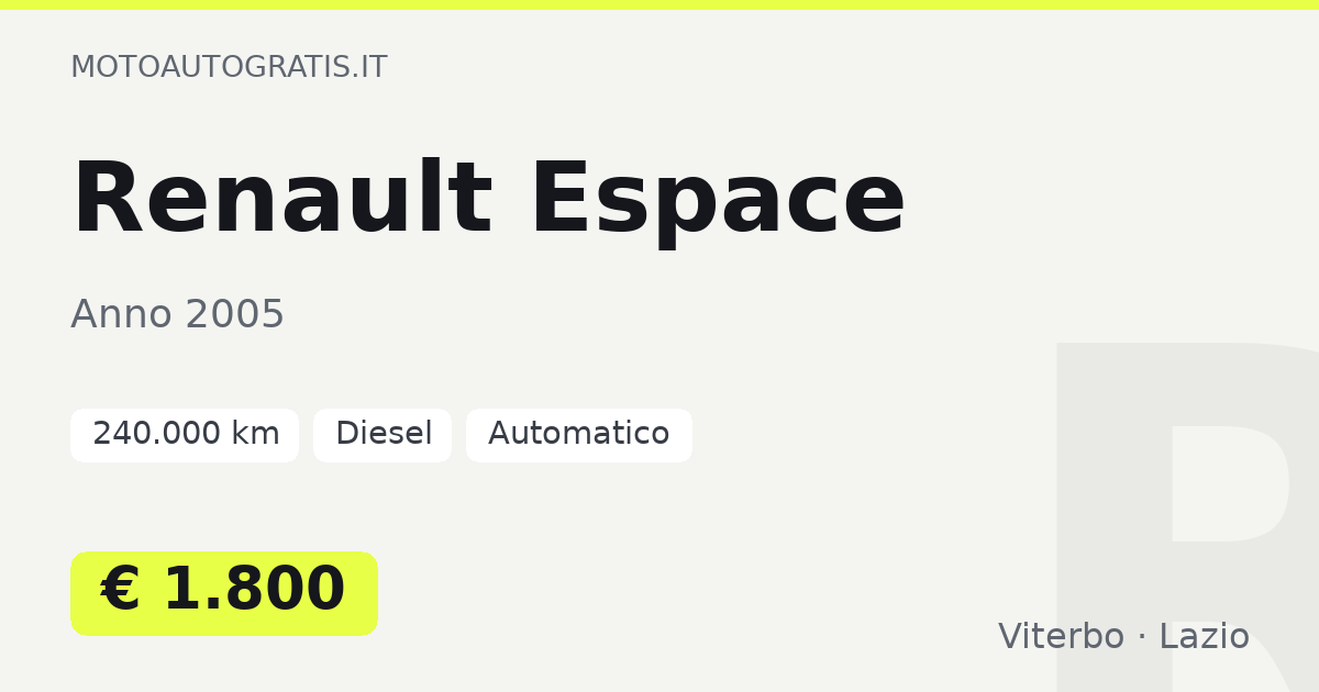Renault Espace