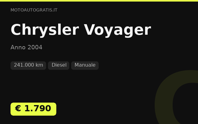 Chrysler Voyager