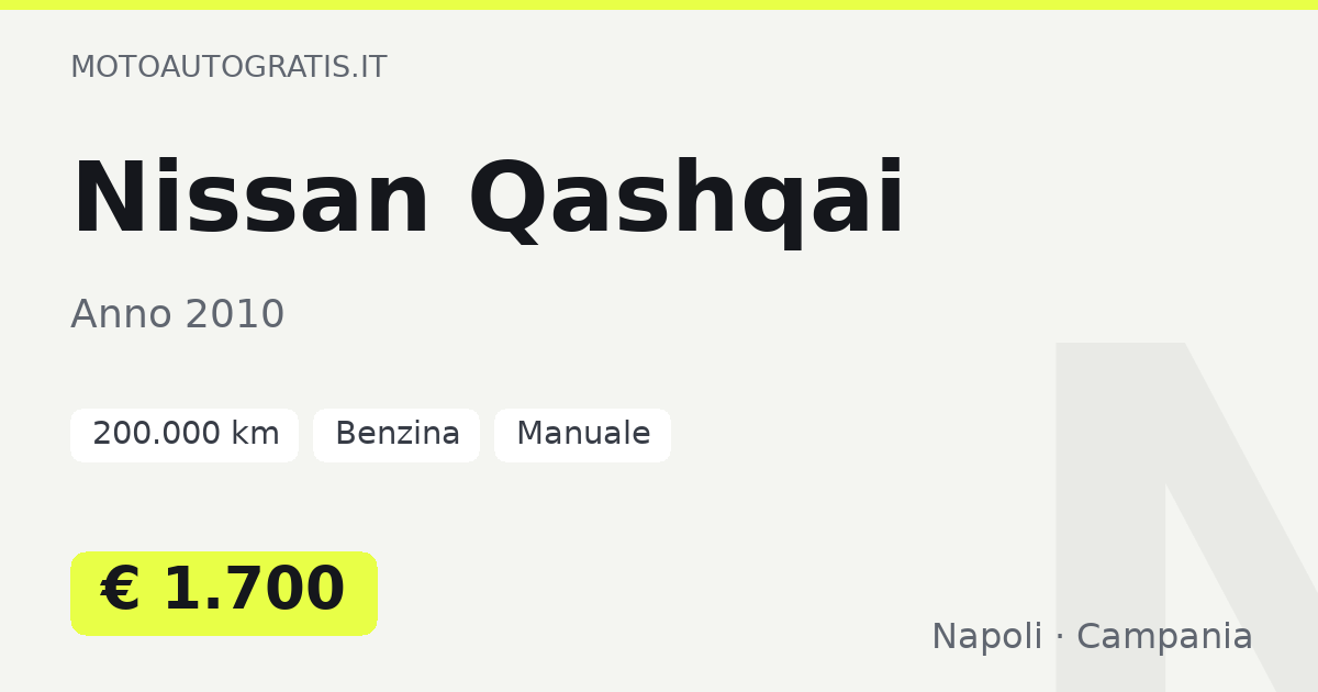 Nissan Qashqai