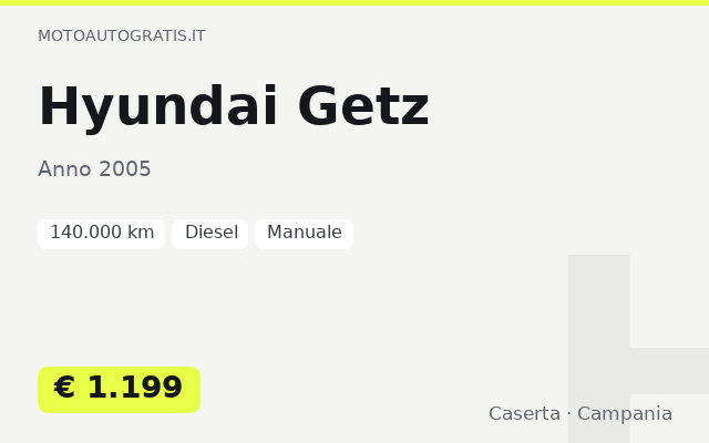 Hyundai Getz