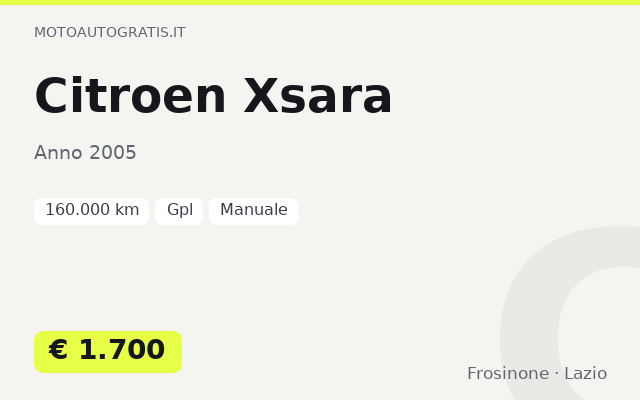Citroen Xsara