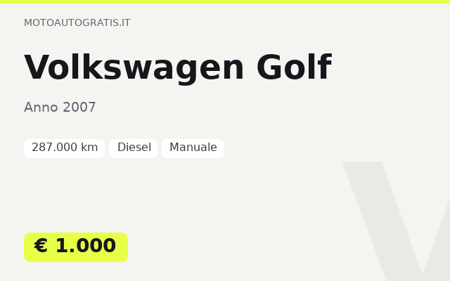 Volkswagen Golf