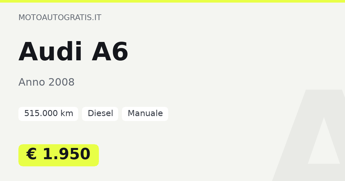 Audi A6