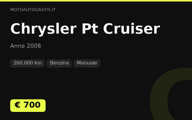 Chrysler Pt Cruiser