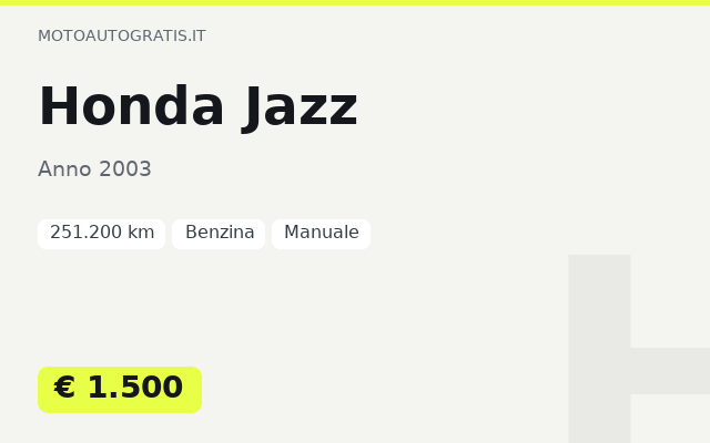 Honda Jazz
