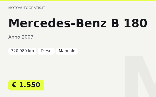 Mercedes-Benz B 180