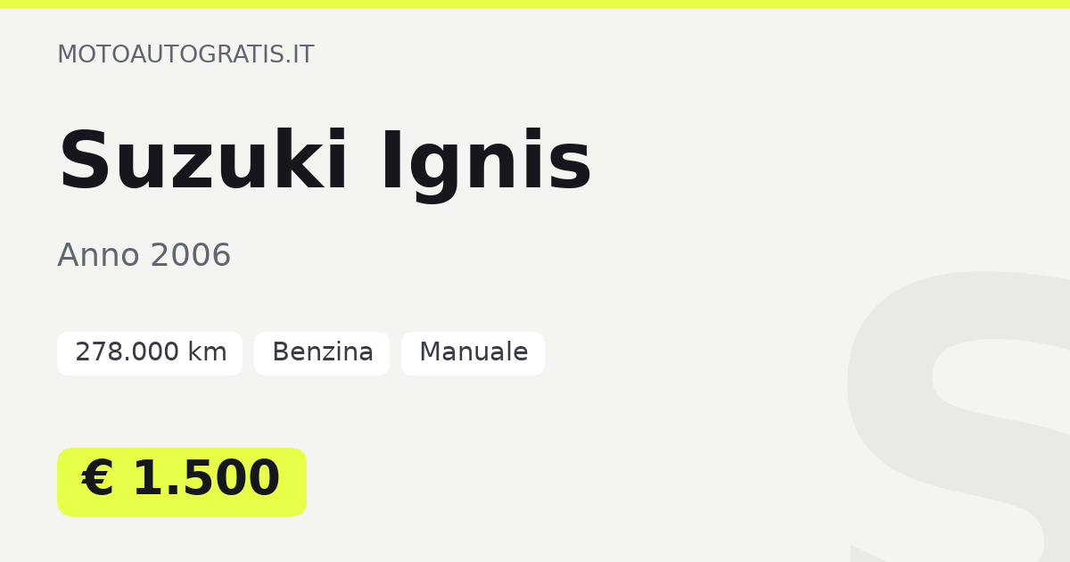 Suzuki Ignis