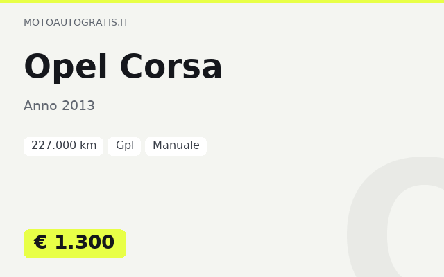 Opel Corsa