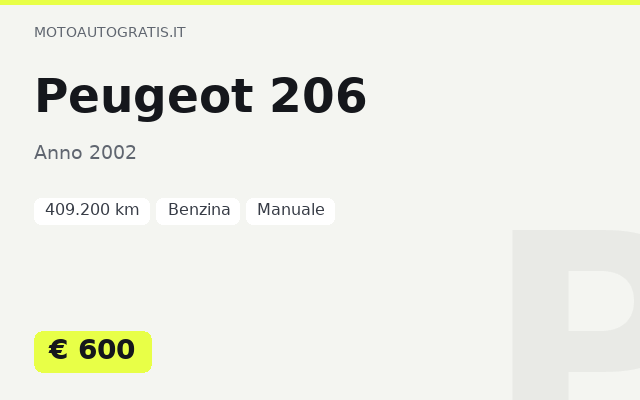 Peugeot 206