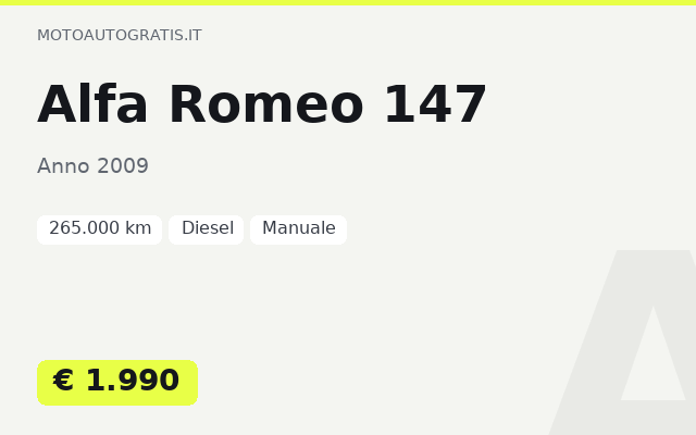 Alfa Romeo 147