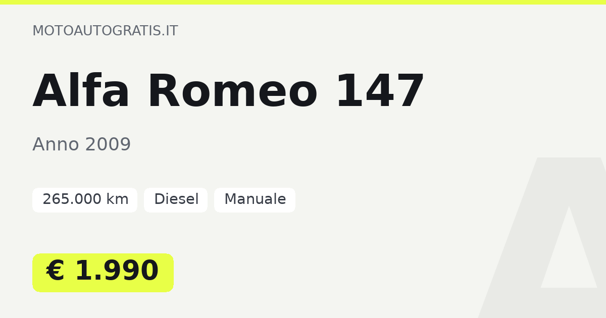 Alfa Romeo 147