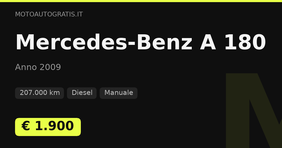 Mercedes-Benz A 180
