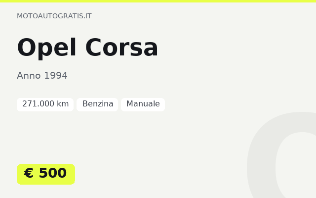 Opel Corsa