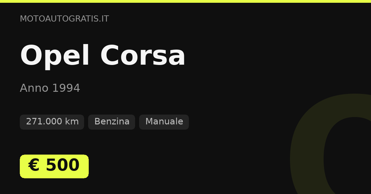 Opel Corsa